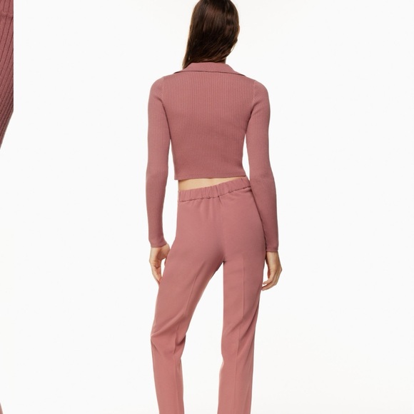 Babaton Conan Pant Red Willow Size 00 NWT - Picture 2 of 10